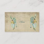  Golden Dearest Deer Visitekaartje/Labels Visitekaartje (Achterkant)
