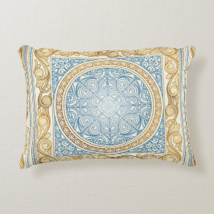 Golden decoratief ontwerp accent kussen
