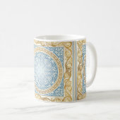 Golden decoratief ontwerp koffiemok (Voorkant rechts)