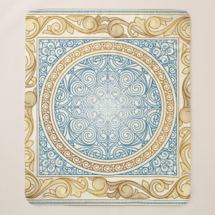 Golden  decoratief  ontwerp sherpa deken