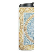 Golden  decoratief  ontwerp thermosbeker (Gedraaid links)