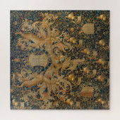 Golden Deer en Royal Crest Design (1501) Legpuzzel (Horizontaal)