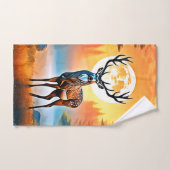 Golden Deer Twilight Peak Bad Handdoek (Handdoek)