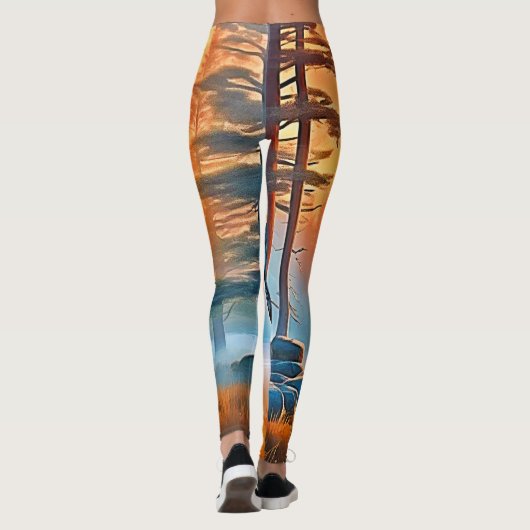 Golden Deer Twilight Peak Leggings (Achterkant)