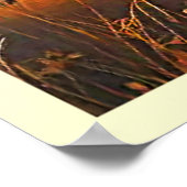 Golden Deer Twilight Peak Poster (Hoek)