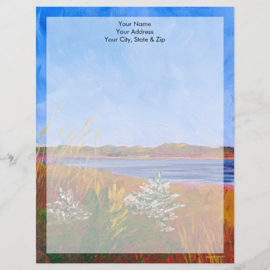 Golden Delaware Briefhoofd Sjabloon (Voorkant)