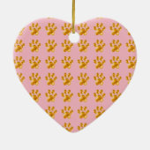 Golden Delicious Cute kleine pokken Keramisch Ornament (Achterkant)