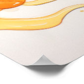 Golden Delight: druppelende siroopwafels Poster (Hoek)