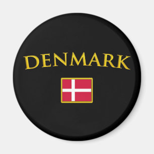 Golden Denmark Magneet