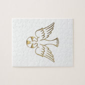 Golden Descent van het Heilige Geest Symbool Legpuzzel (Horizontaal)