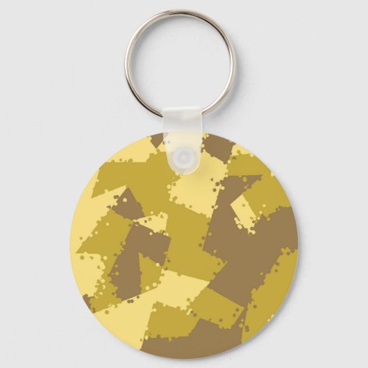 Golden Desert Camo Sleutelhanger (Voorkant)