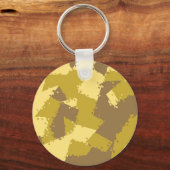 Golden Desert Camo Sleutelhanger (Voorkant)