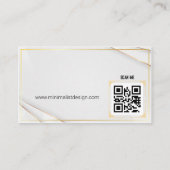 Golden Design QR Code Professional Visitekaartje (Achterkant)