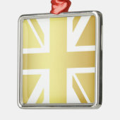 Golden Design Union Jack British Flag Metalen Ornament (Links)