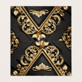 Golden design visitekaartje (Buitenkant ongevouwen)