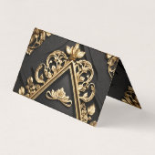 Golden design visitekaartje (Achterkant)