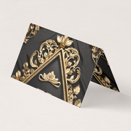 Golden design visitekaartje (Voorkant)