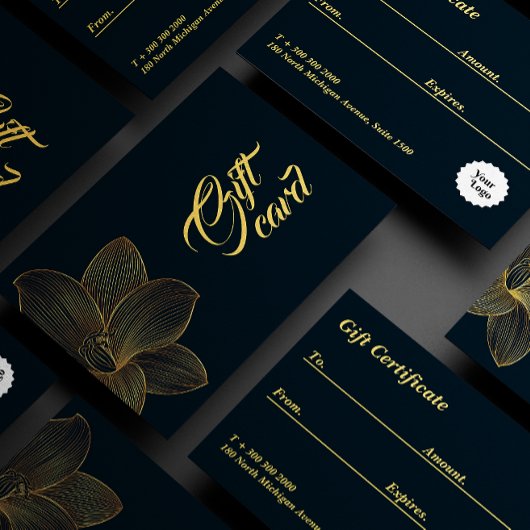 Golden Details Esthetisch Certificaat Cadeau Kaart