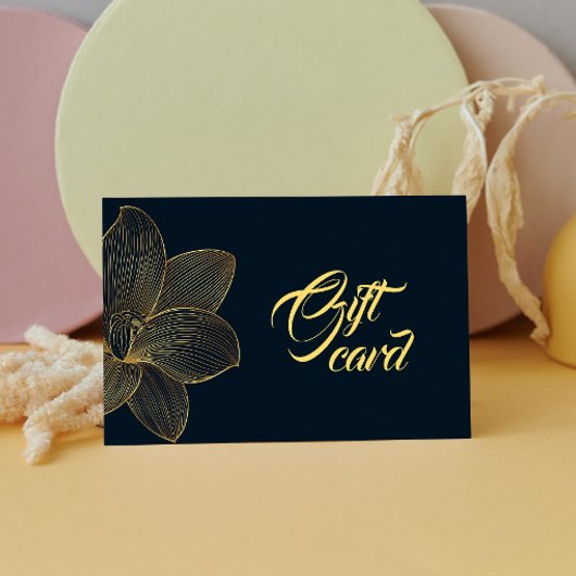 Golden Details Esthetisch Certificaat Cadeau Kaart