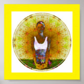 Golden Dharma Girl Poster (Voorkant)