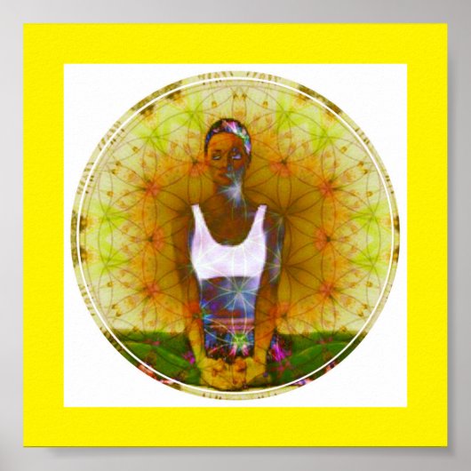 Golden Dharma Girl Poster (Voorkant)