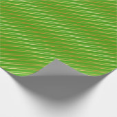 Golden diagonaal strips op groen of in uw eigen kl cadeaupapier (Hoek)
