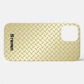 Golden Diamond Bord met naam Case-Mate iPhone Case (Achterkant (horizontaal))