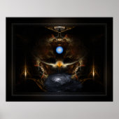 Golden Diamond Head Silver Moth Poster (Voorkant)