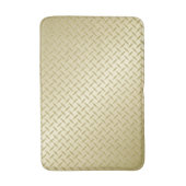 Golden Diamondplate Metal Kijk Badmat (Voorkant Verticaal)