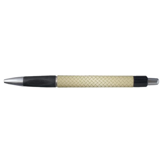 Golden Diamondplate Metal Kijk Pen (Voorkant)