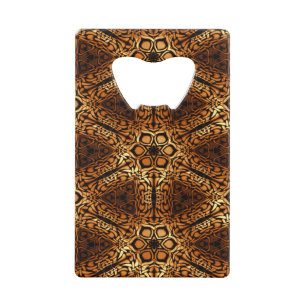 Golden Diamonds Abstract Creditkaart Flessenopener