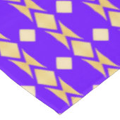 Golden Diamonds Elegant Royal Blue Gold Tafelkleed (Gekanteld)