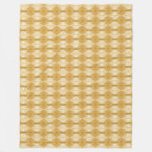 Golden Diamonds Fleece Deken (Voorkant)