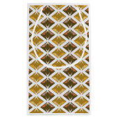 Golden Diamonds Pattern Graphical Klein Cadeauzakje (Achterkant)