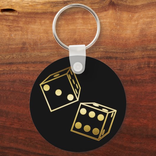 GOLDEN DICE SLEUTELHANGER (Voorkant)