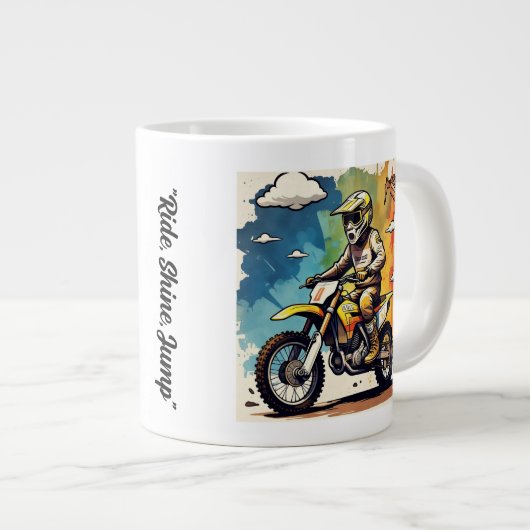 "Golden Dirt Chronicles" Grote Koffiekop (Voorkant rechts)