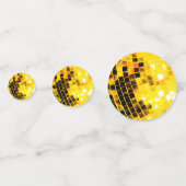 Golden Disco Glitterball Confetti (Voorkanten)