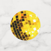 Golden Disco Glitterball Confetti (Kleine voorkant)