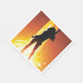 Golden Disco Woman Servet (Hoek)