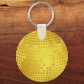 Golden discoball sleutelhanger (Voorkant)