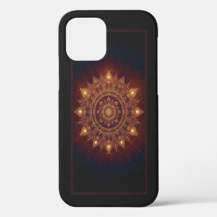 Golden Diwali Mandala – Licht in en rond iPhone 12 Hoesje