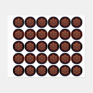 Golden Diwali Mandala – Licht in en rond Labels