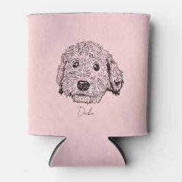 Golden Doddle Line Drawing Koelbox Blikjeskoeler