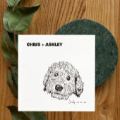 Golden Doddle Pet Cocktail Napkin voor bruiloft Servet