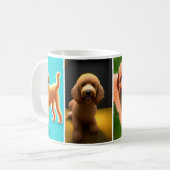 Golden doedle-liefhebbers met 4 schattige afbeeldi koffiemok (Voorkant links)