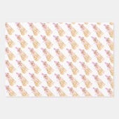 Golden Dog Verjaardag Pet Ballonnen Cake Pet Fun Inpakpapier Vel (Voorkant)