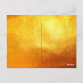 Golden Dog Year Chinees Gold Papercut Briefkaart (Achterkant)