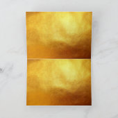 Golden Dog Year Chinese Gold Papercut Greeting C Feestdagen Kaart (Binnen)