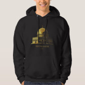 Golden Dome of the Rock T-Shirt – Elegant zwart en (Voorkant)