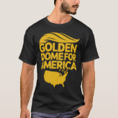 Golden Dome voor Amerika: Hair Shield USA T-shirt (Voorkant)